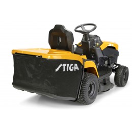 Traktor Stiga Estate 384 – widok od tyłu z koszem